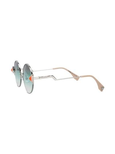 fendi runde sonnenbrille|Runde Sonnenbrillen in Schwarz von Fendi ab 261,00 € .